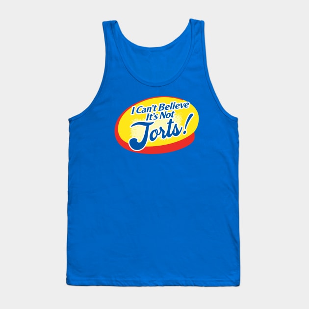 I Can't Believe It's Not Jorts! Tank Top by jadbean